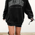 Vintage Los Angeles Grafik Sweatshirt | Übergroßer Damen Pullover